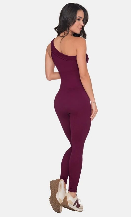 Magenta Seamless Jumpsuit