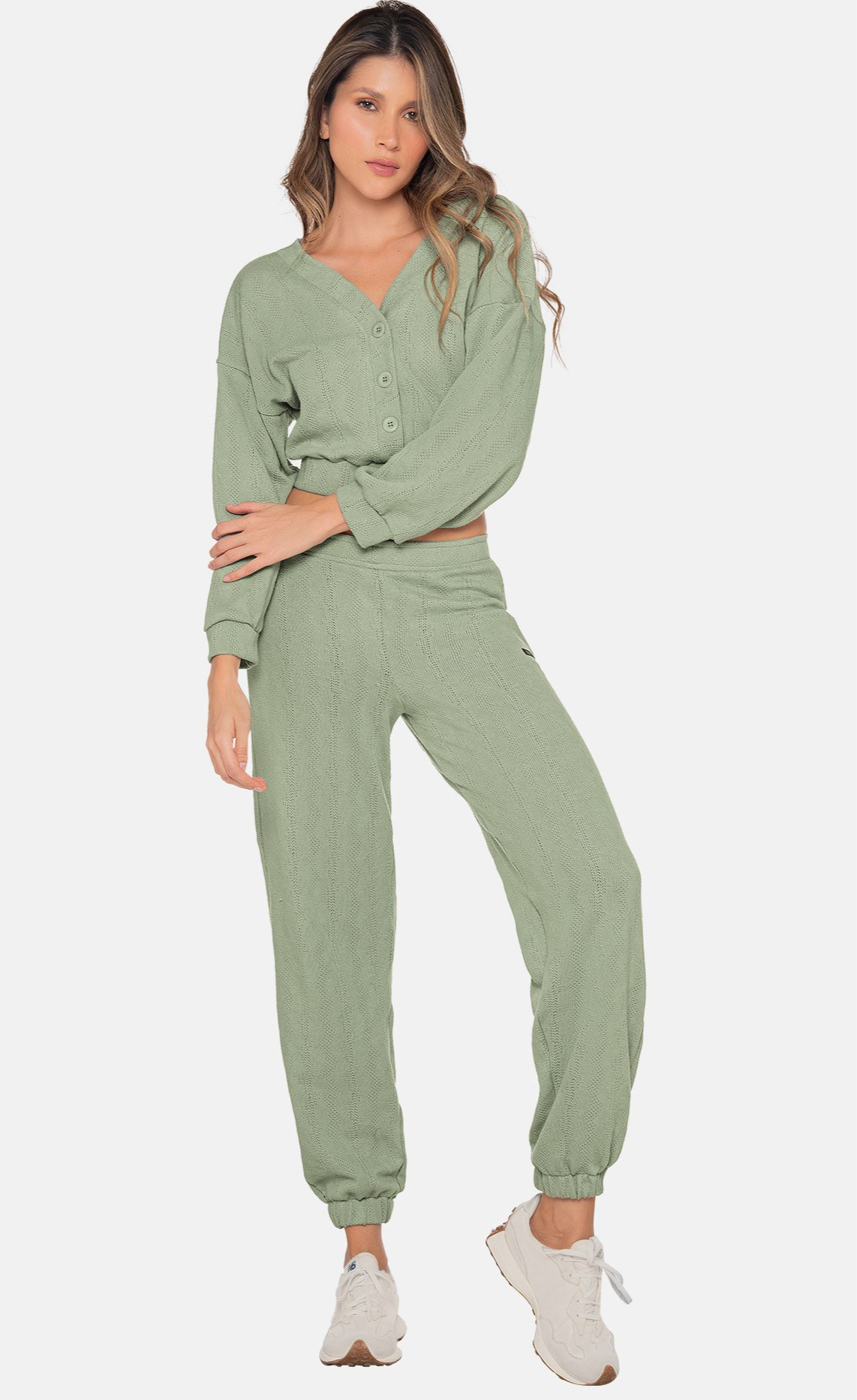 Casual Set Knitted in Thread