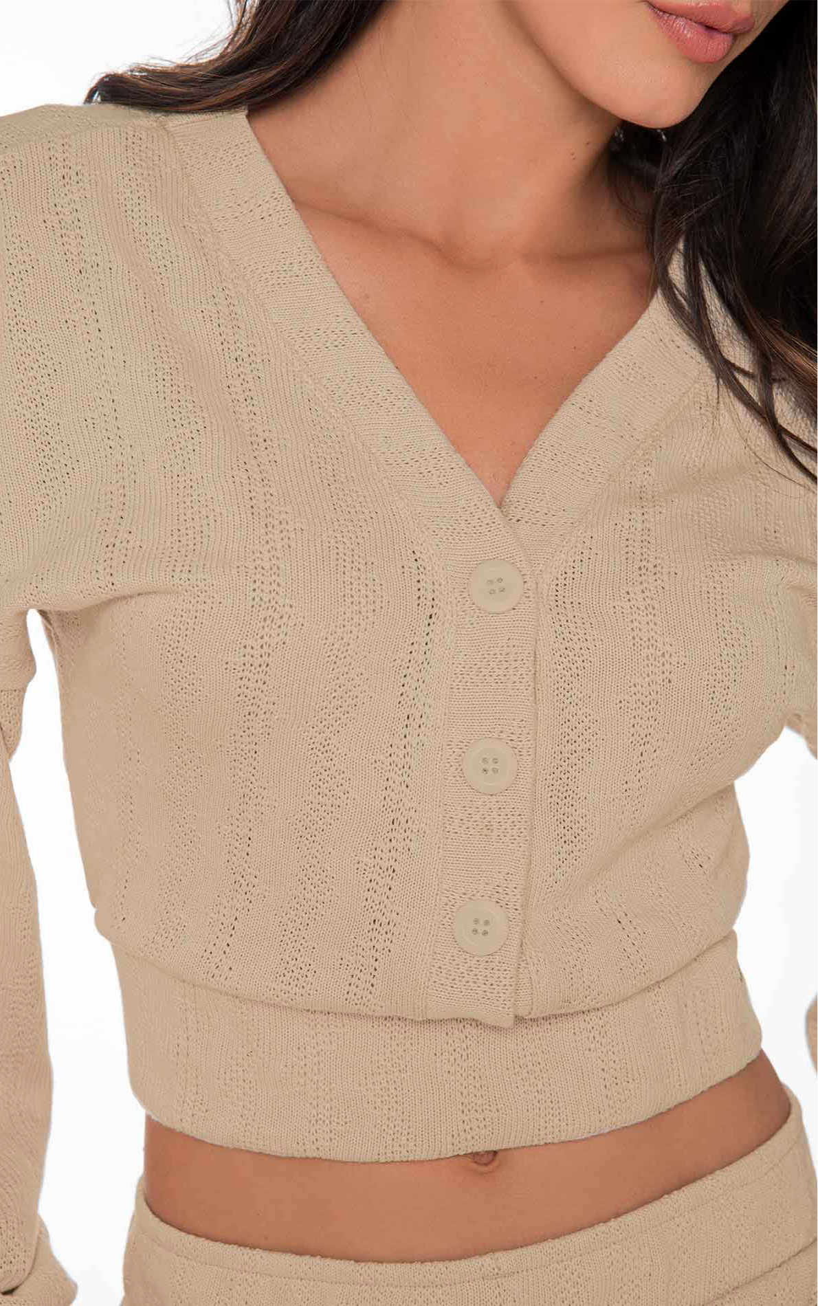 Casual Set Knitted in Thread