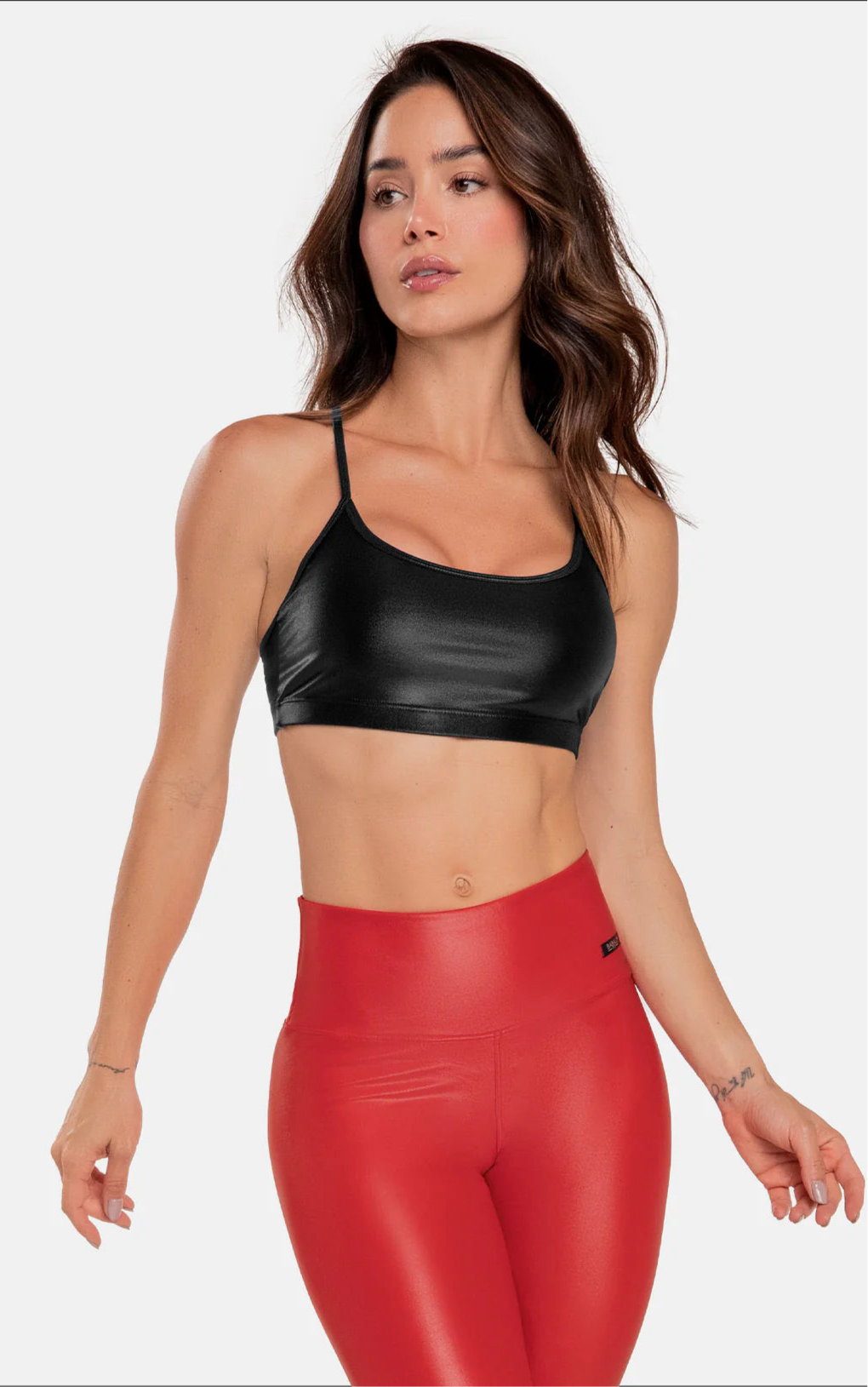 Leather-effect Top