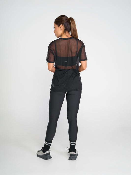 Mesh Black Bluse