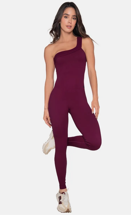 Magenta Seamless Jumpsuit
