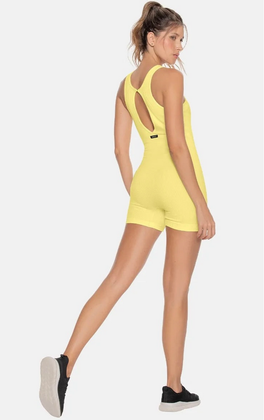 Seamless Yellow Jumpsuit