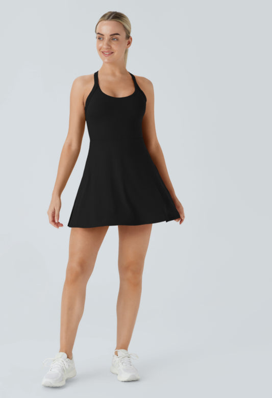 Backless Twisted Active Dress