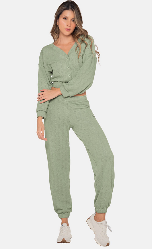 Casual Set Knitted in Thread