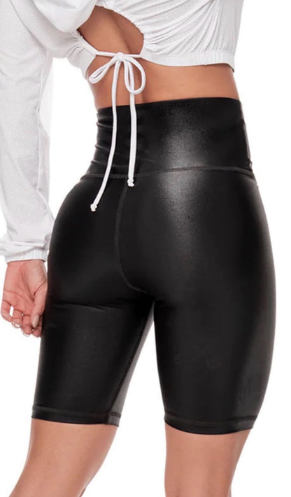 Leather Effect Biker