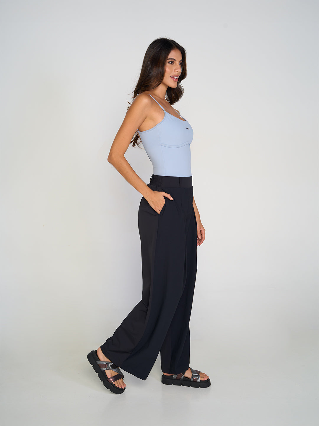 Black Wide Leg Pants