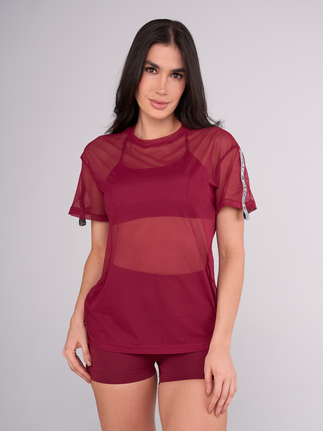 Aura Wine Bluse