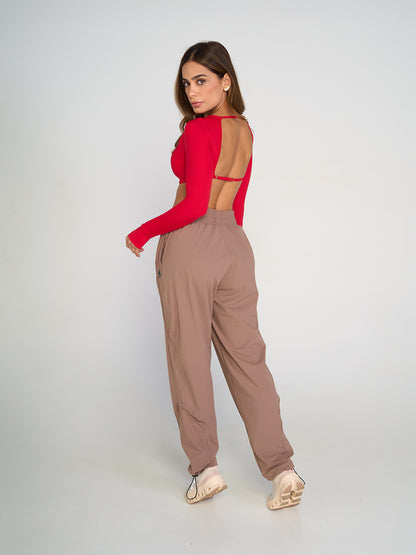 Glowing Red Crop Top