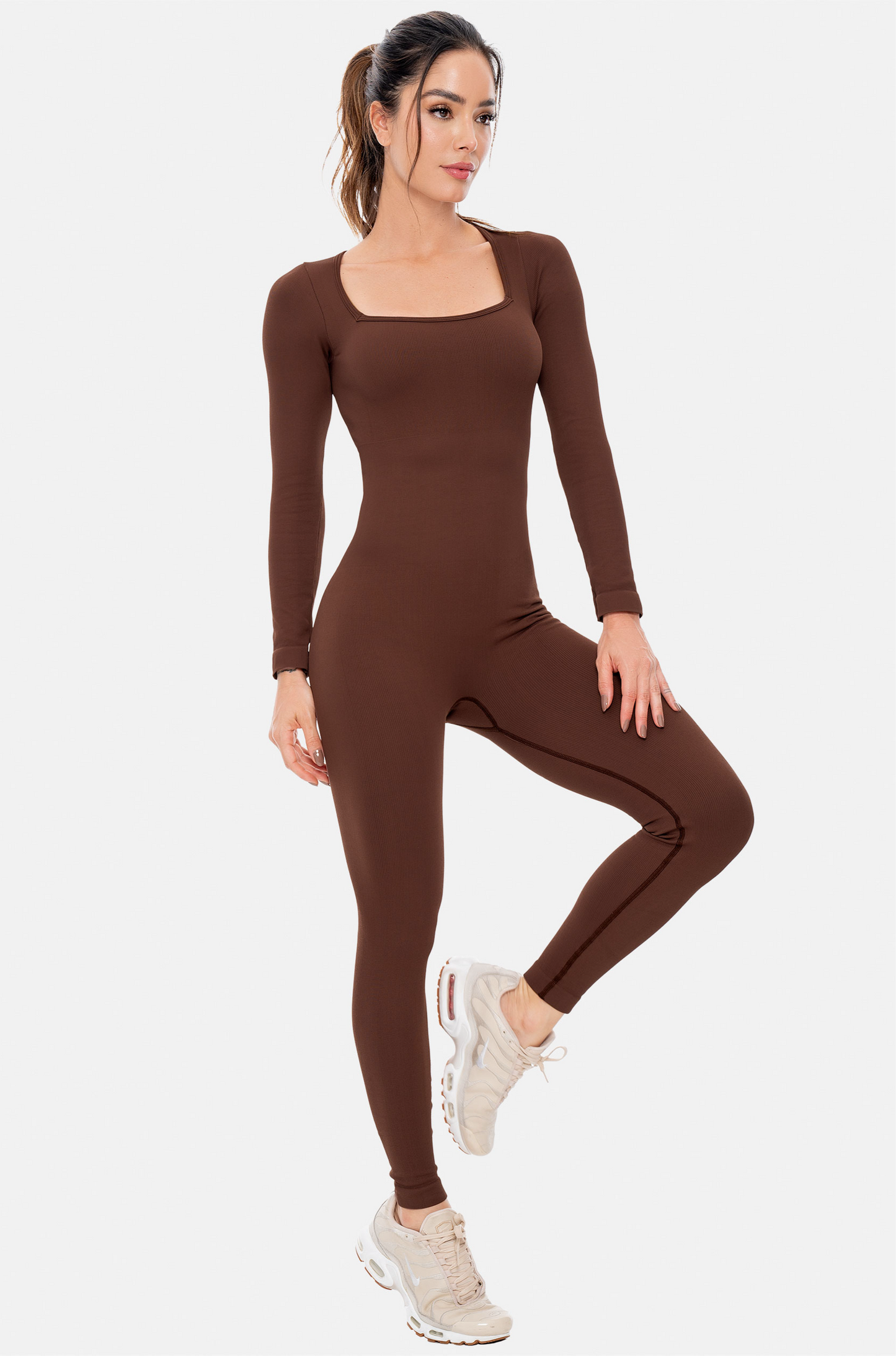 Seamless Long Sleeve Jumpsuit