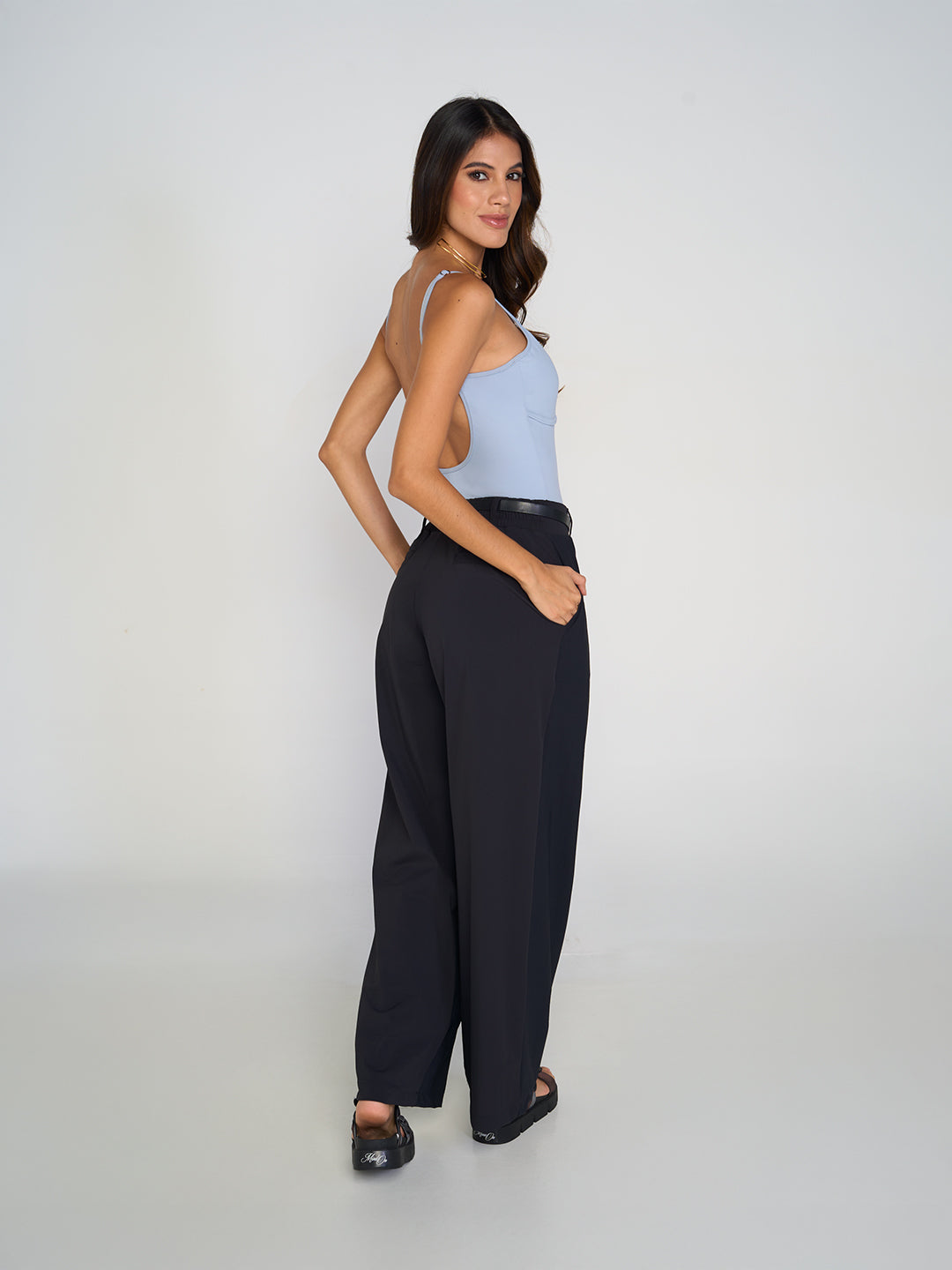 Black Wide Leg Pants
